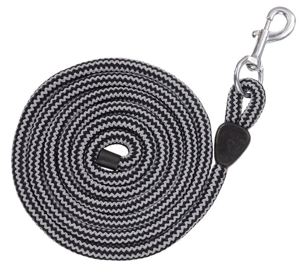Tough-1 Multi-Color Woven Poly Lead with Pewter Bolt Snap - 6 Pack