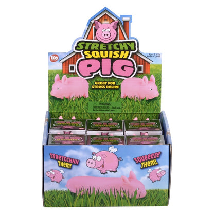 Stretch Squish Pig Fidget Toy