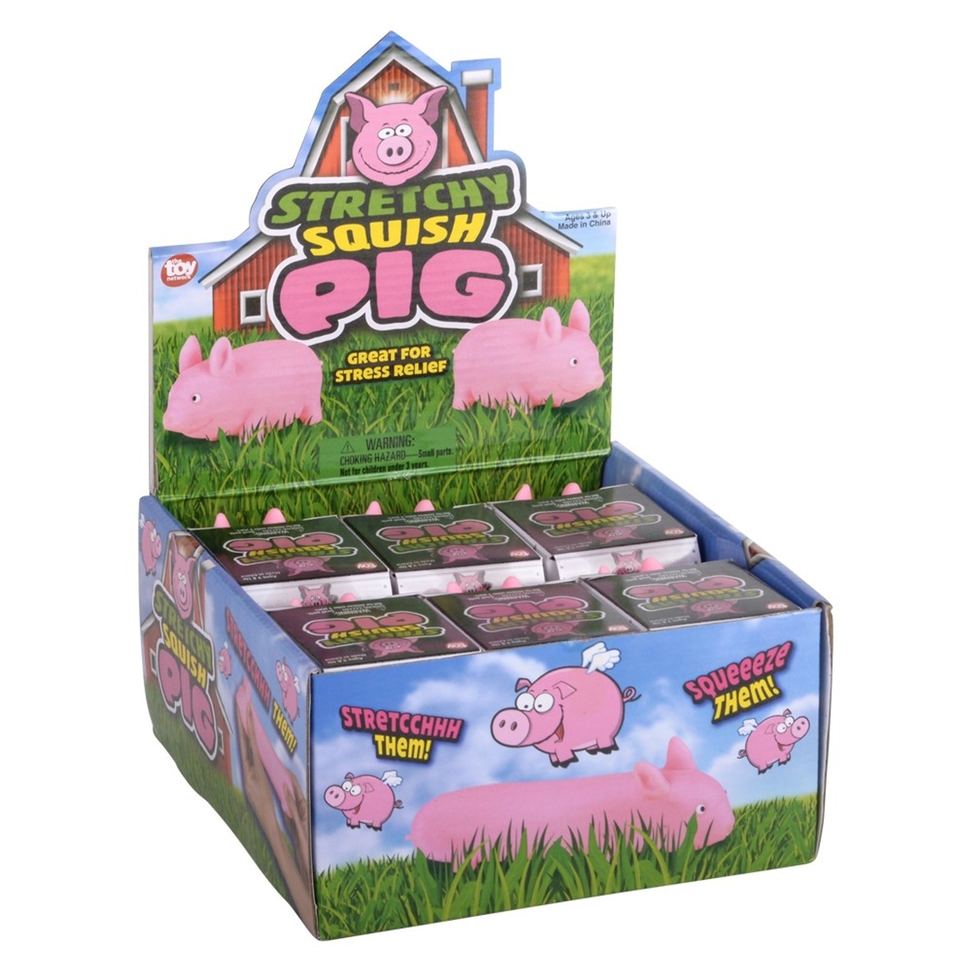 Stretch Squish Pig Fidget Toy