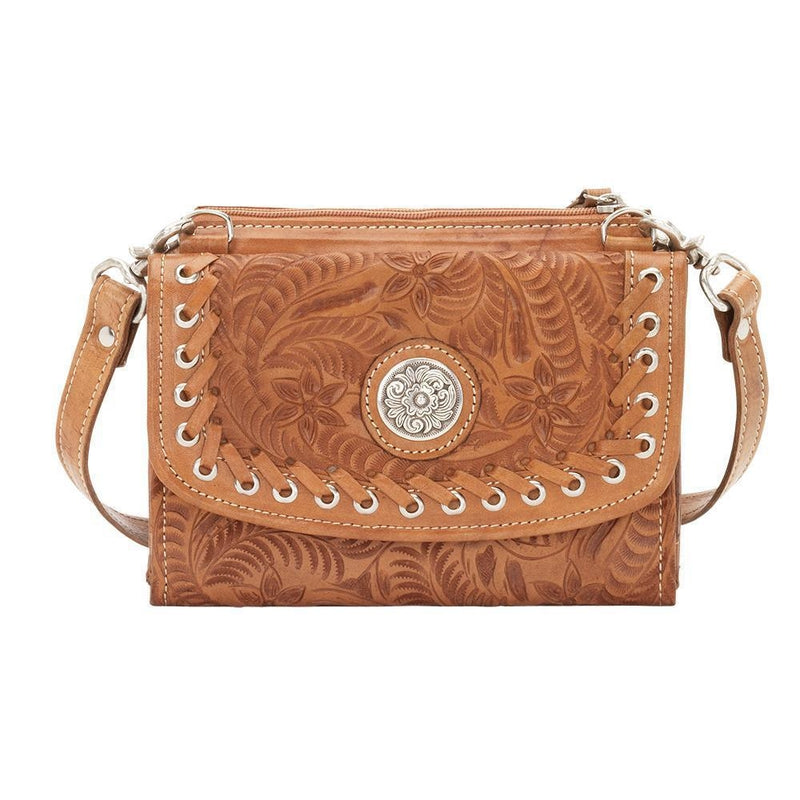 American West Harvest Moon Crossbody Handbag/Wallet Combo