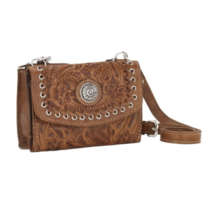 American West Harvest Moon Crossbody Handbag/Wallet Combo