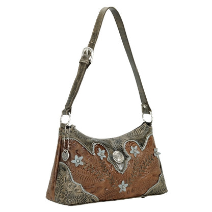 American West Desert Wildflower Zip-Top Shoulder Bag