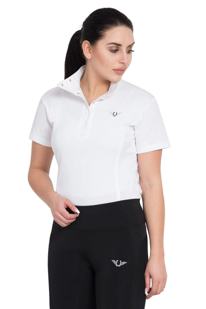 TuffRider Ladies Kirby Kwik Dry Short Sleeve Show Shirt