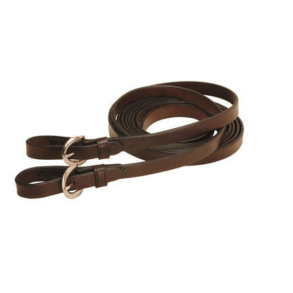 Tory Leather Single Ply Rein - Buckle Bit End