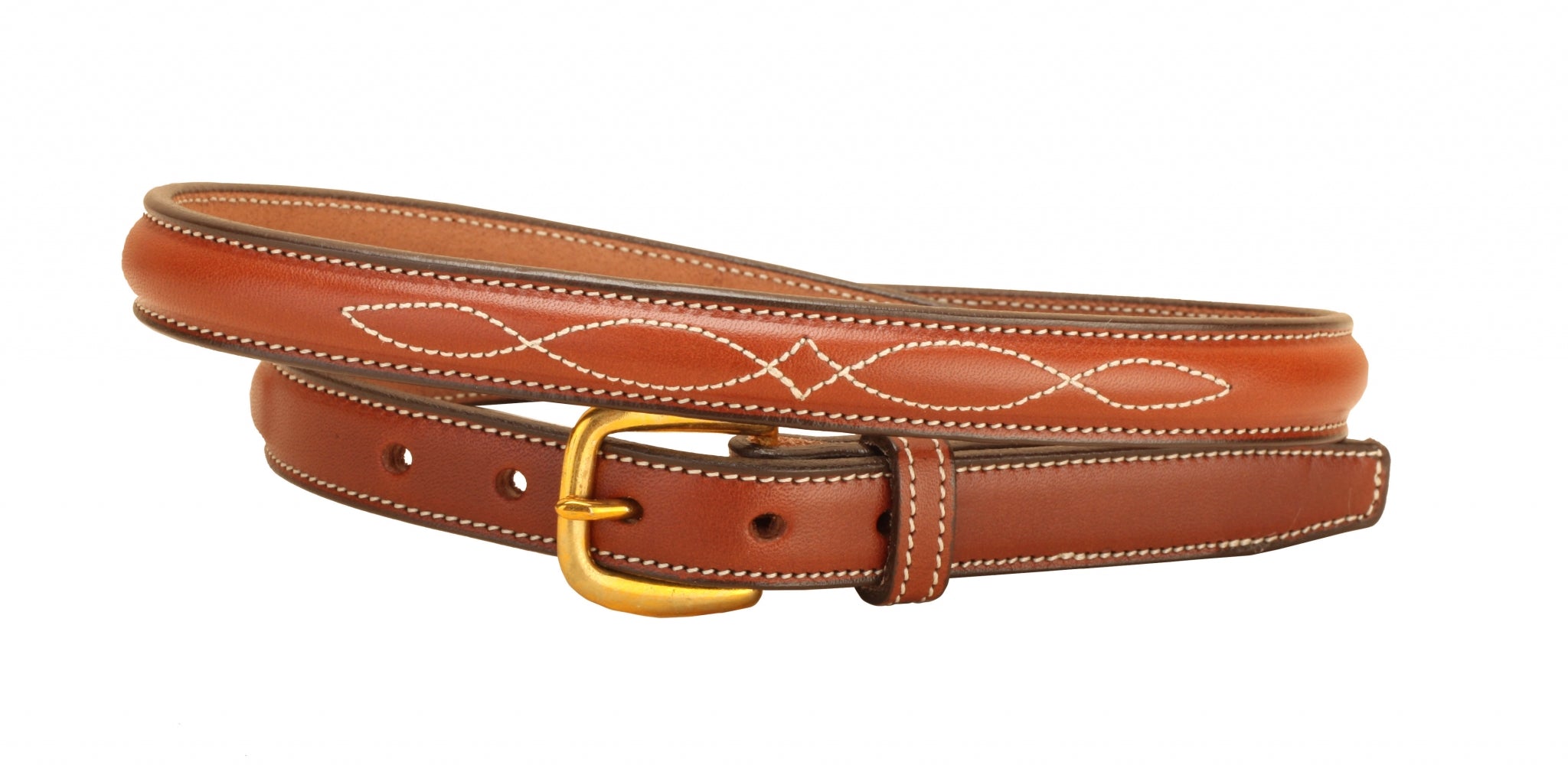 Tory Leather Raised Leather Fancy Stitch Belt– HorseLoverZ