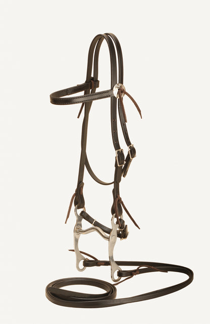 Tory Leather Full Bridle with Curb Bit