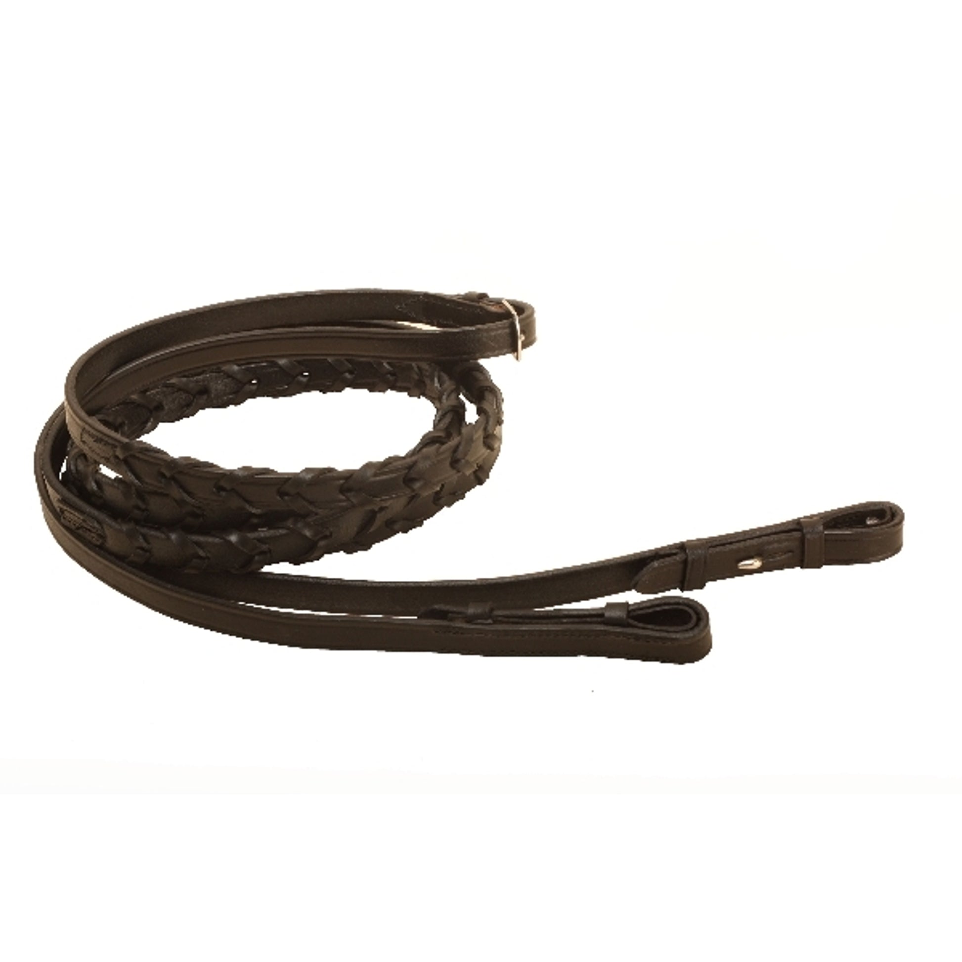 Tory Leather Laced Reins With Hook & Stud Ends