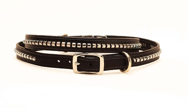 Tory Leather Leather Clincher Dog Collar