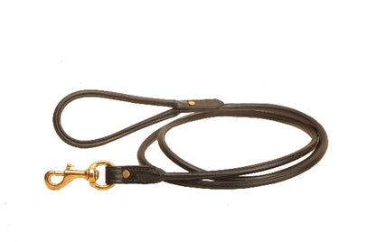 Tory Leather Rolled Leather Dog Leash - 6 ft