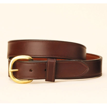 Tory Leather 1-1/4" Double & Stitched Belt