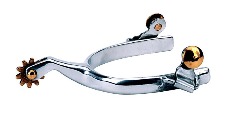 Weaver Leather Roping Spurs With Plain Band