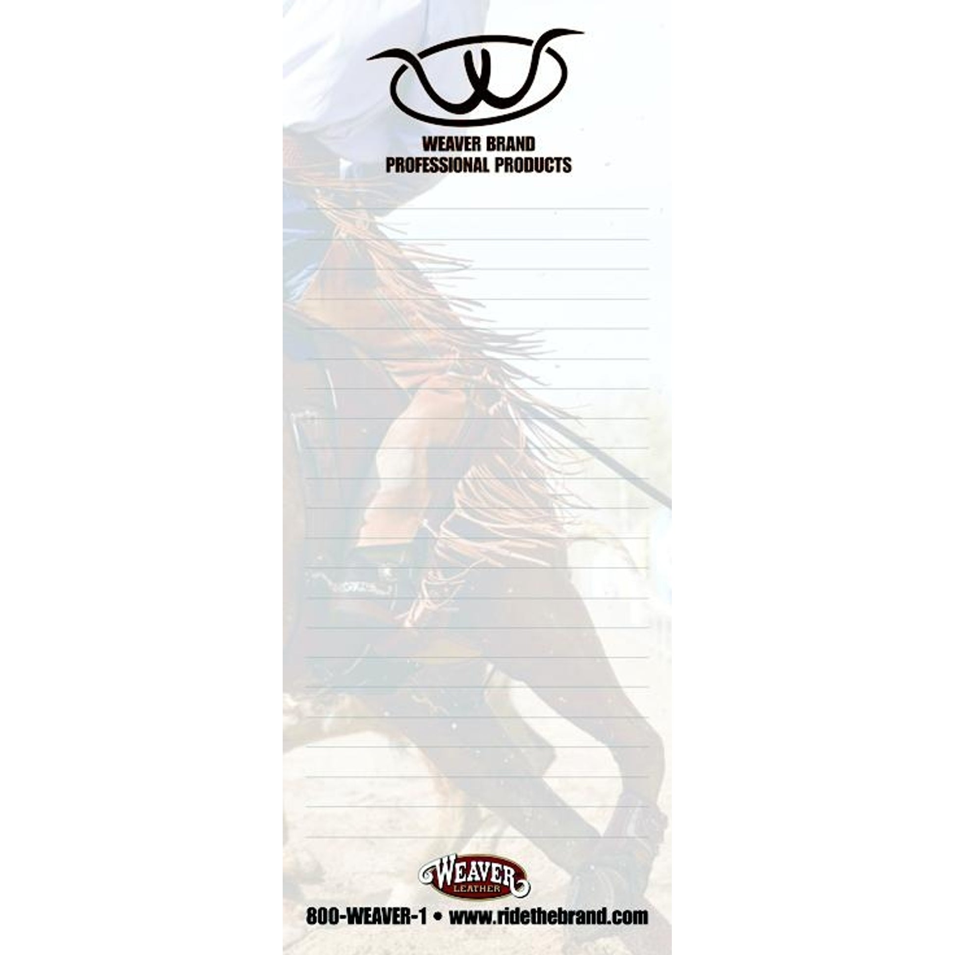 Weaver Leather Notepad With Magnet
