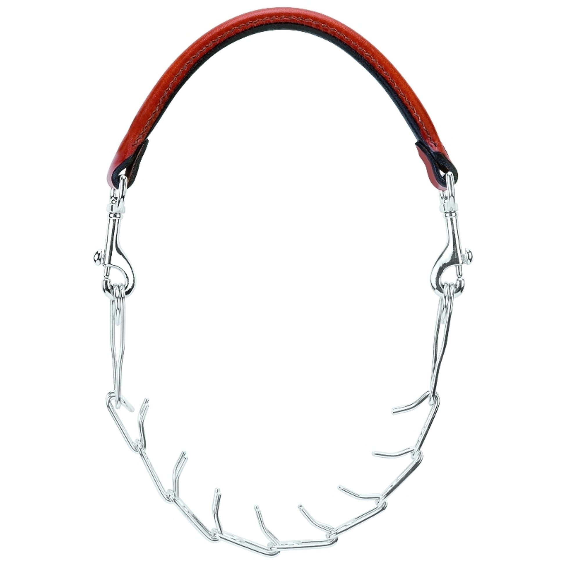 Weaver Leather Leather and Pronged Chain Goat Collar
