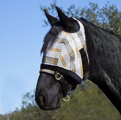 Kensington UV Fly Mask with Fleece Trim - Open Top