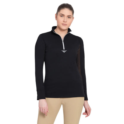 TuffRider Ladies Ventilated Technical Long Sleeve Sport Shirt