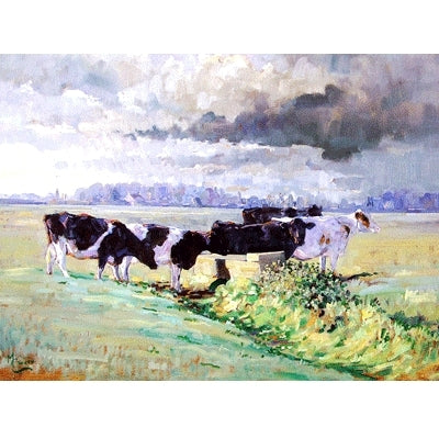 This England (Cow) Blank Greeting Cards - 6 Pack