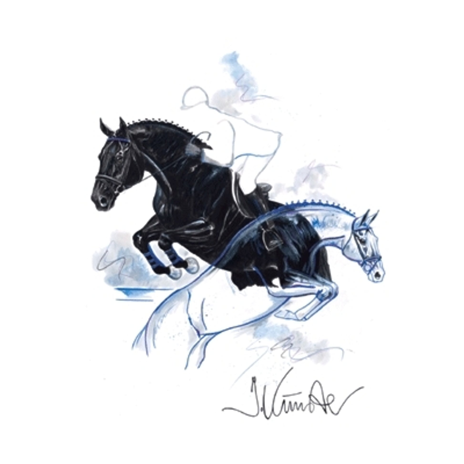 Bon Jour (Show Jumper) By: Jan Kunster, Matted