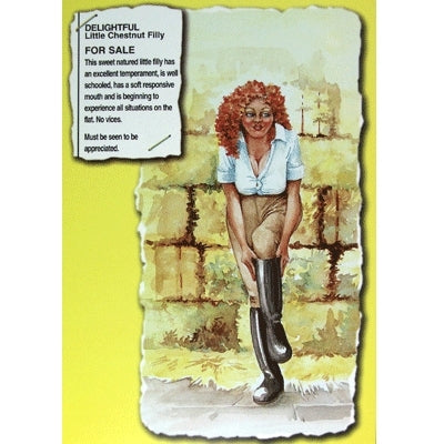 Delightful Little Chestnut Filly Blank Greeting Cards - 6 Pack