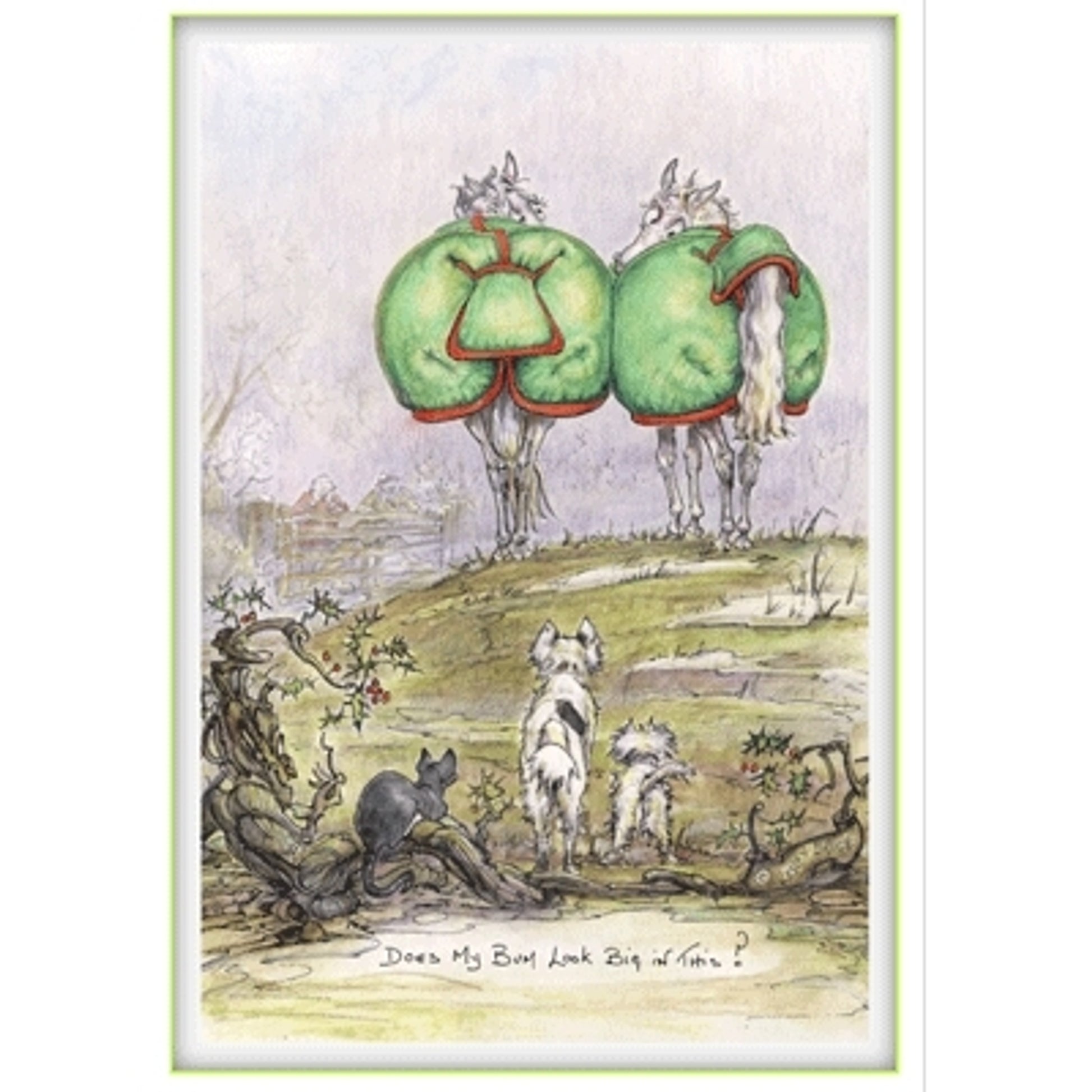 Does My Bum Look Big in This Greeting Card - Pack of 6