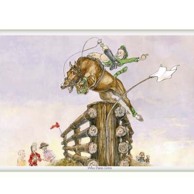 He Who Dares Grins Greeting Card - Pack of 6