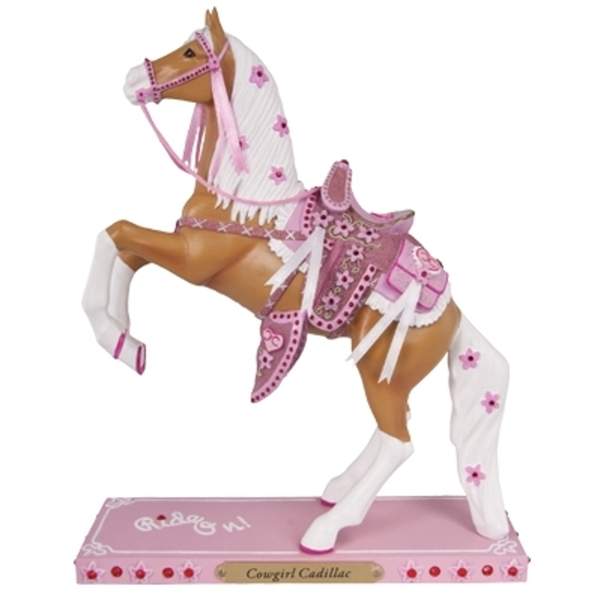 The Trail Of Painted Ponies - Cowgirl Cadillac Figurine
