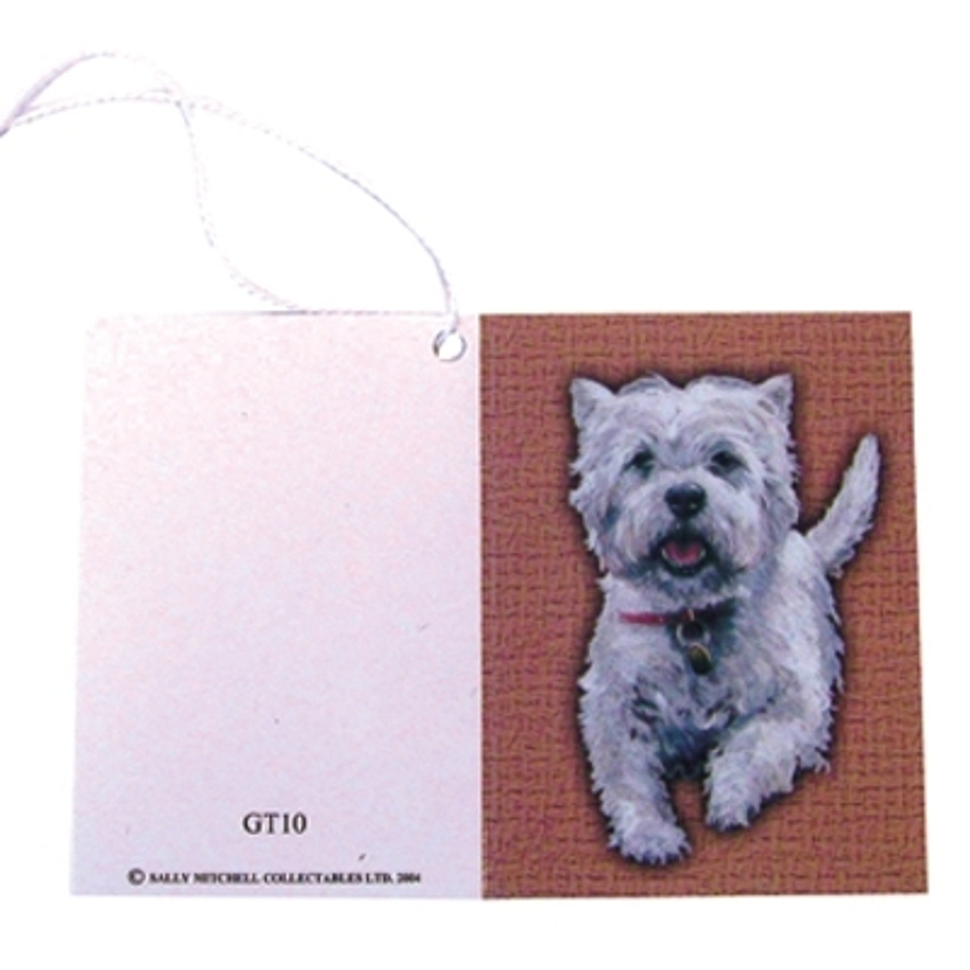 Gift Tags with String - Westie