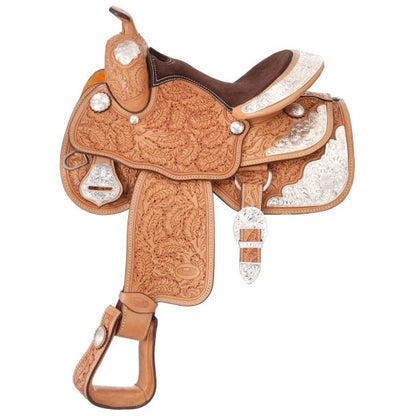 Silver Royal Youth Royal Oak Silver Show Saddle
