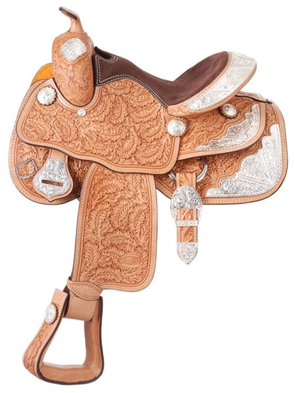 Silver Royal Youth Royal Oak Silver Show Saddle
