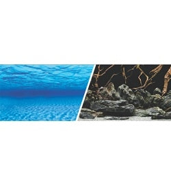 Marina Double Sided Aquarium Background Sea Scape / Natural Mystic