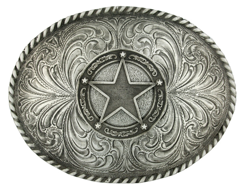 Montana Silversmiths Star Concho Classic Antiqued Attitude Belt Buckle