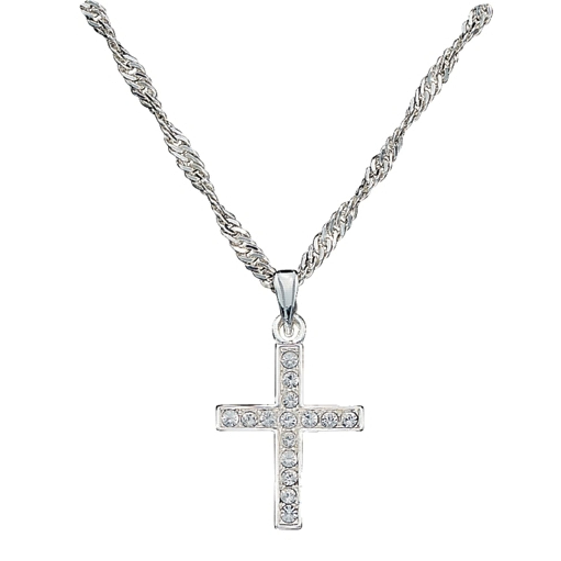 Montana Silversmiths Rhinestone Cross Necklace