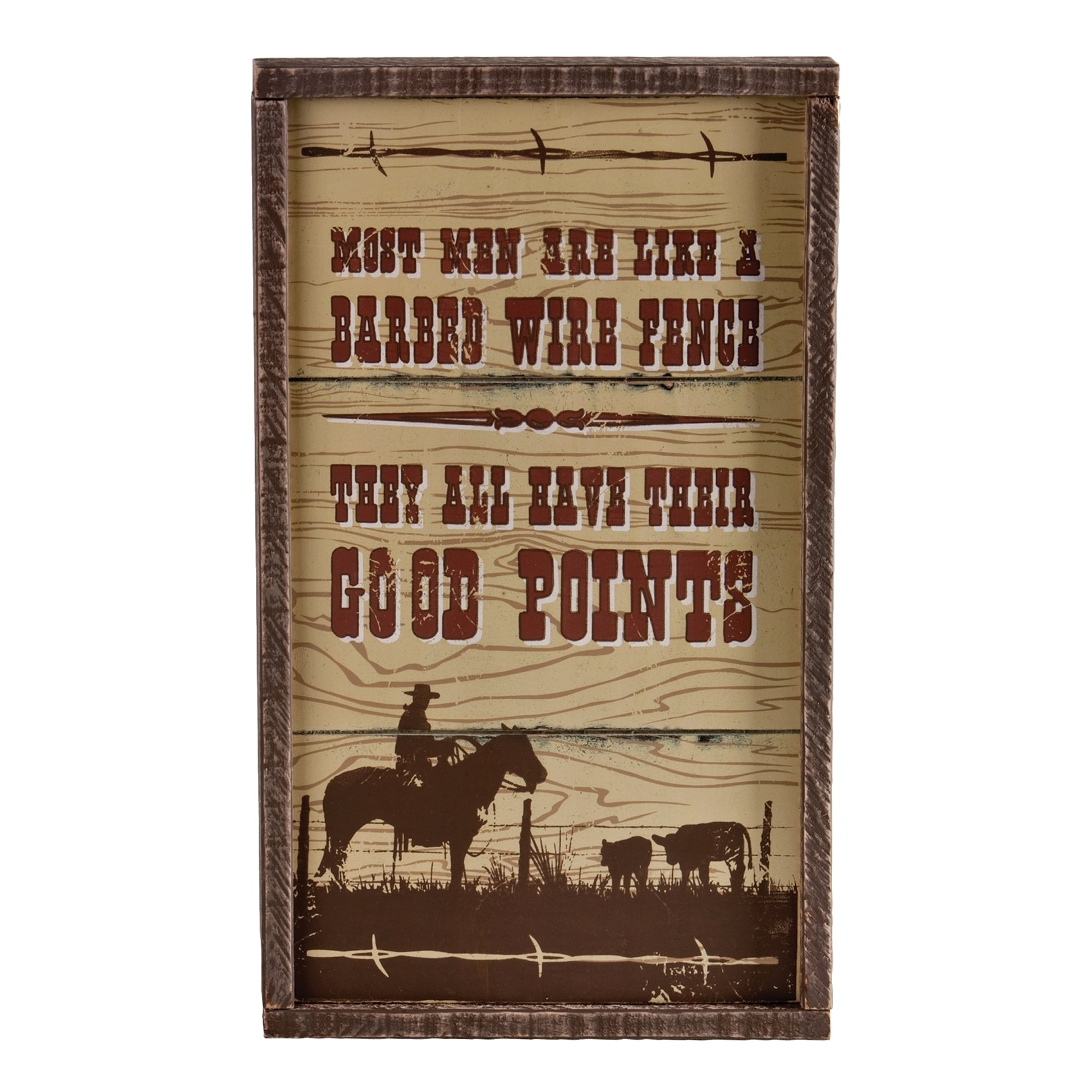 Montana Silversmiths Most Men Are Like Sign