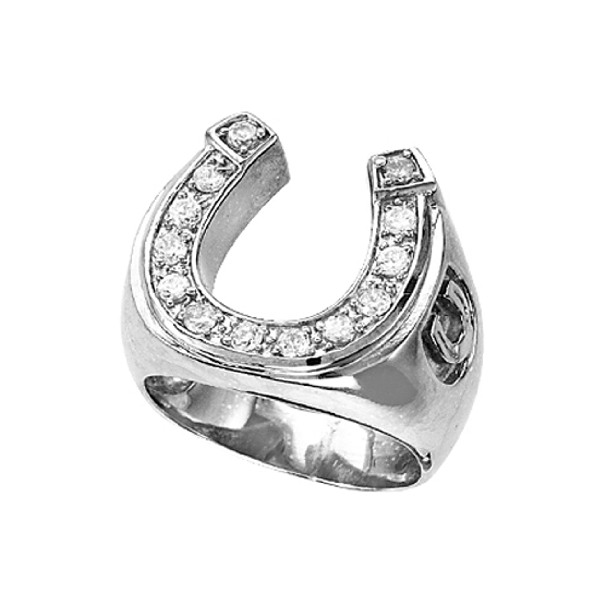 Kelly Herd Men's Horseshoe Ring - Sterling Silver