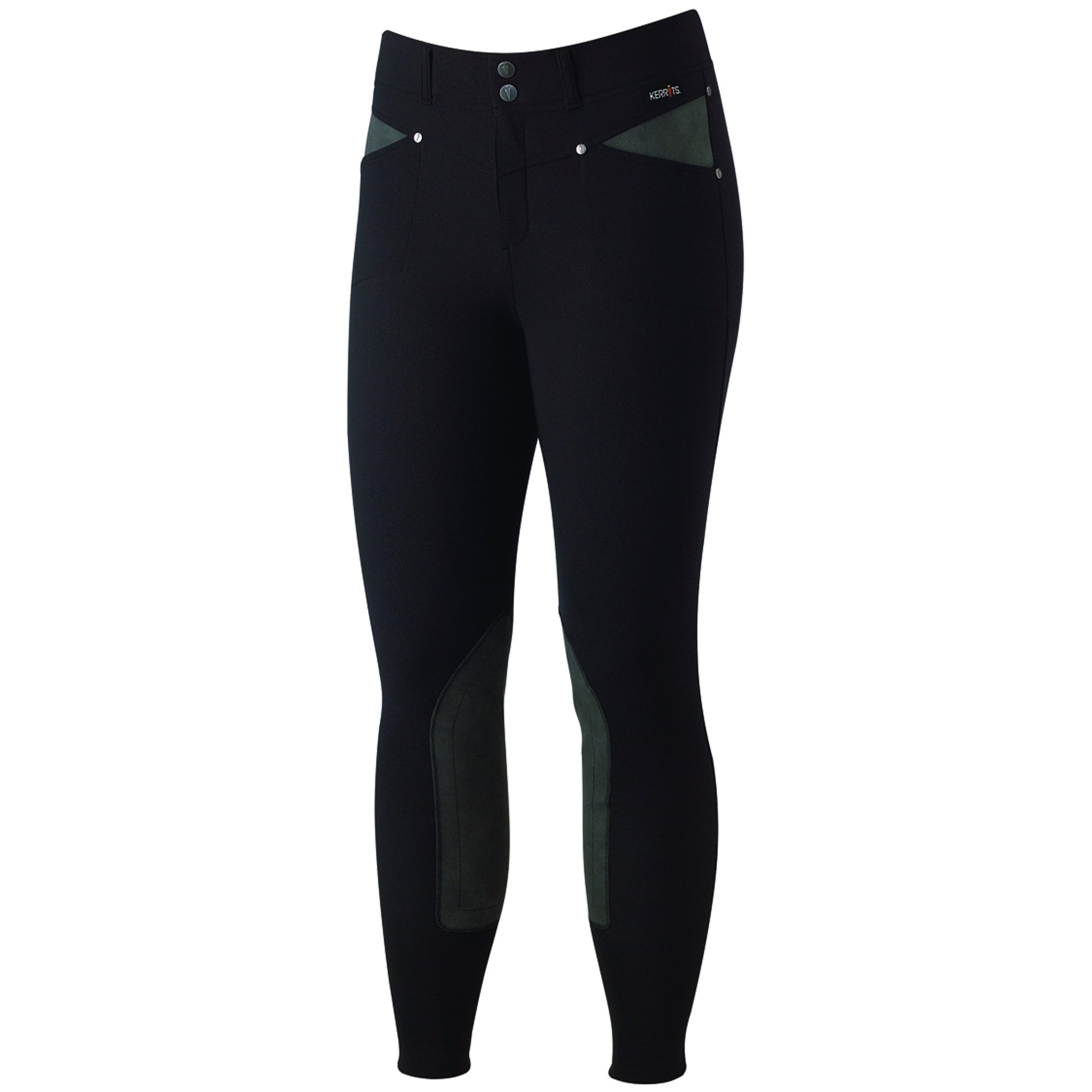 Kerrits Ladies Cross-Over Kneepatch Breeches