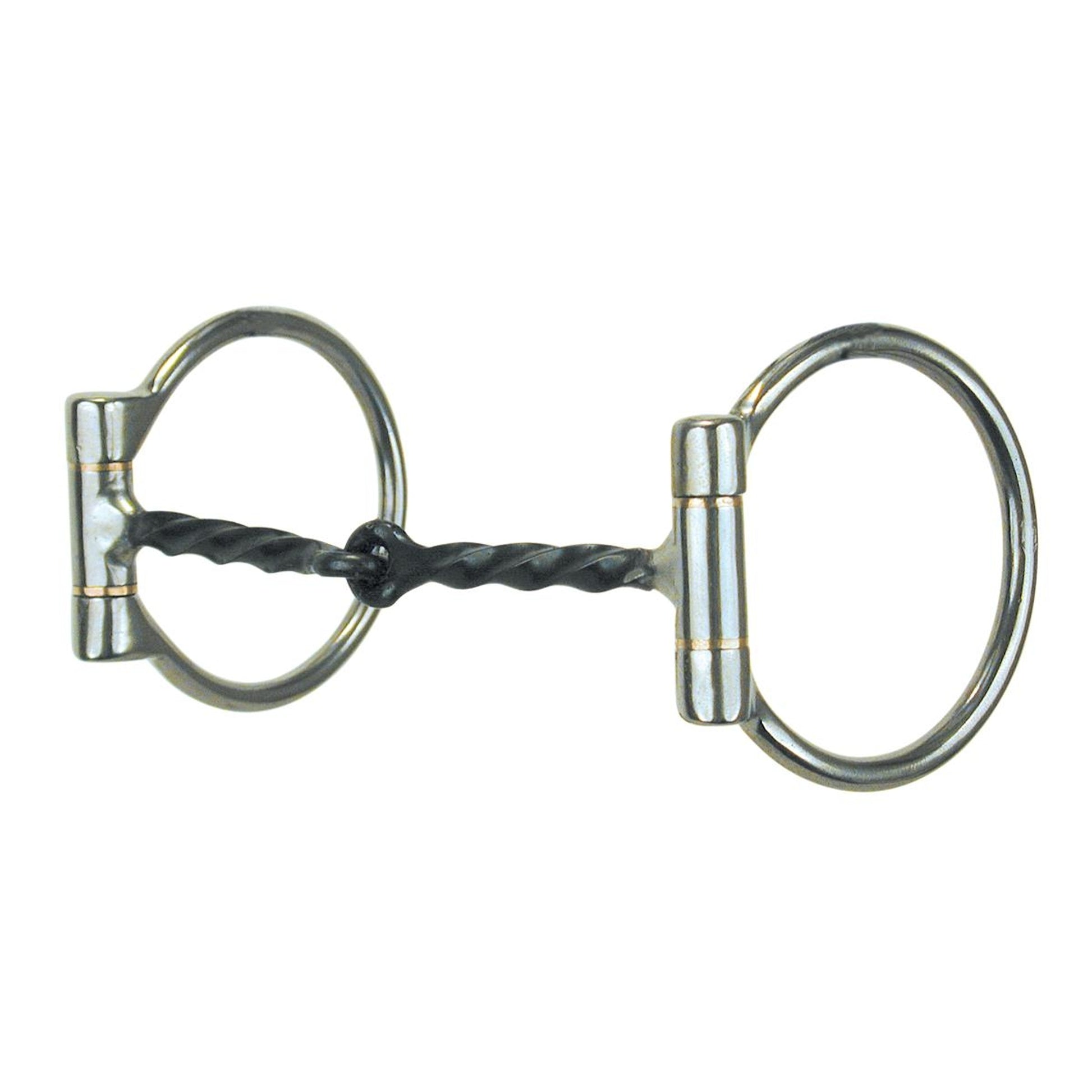 Reinsman Stage E Offset Dee Square Twisted Sweet Iron Snaffle