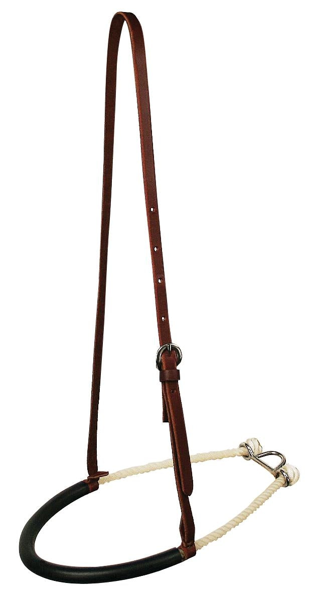 Circle Y Single Rope Noseband With Rubber Nose