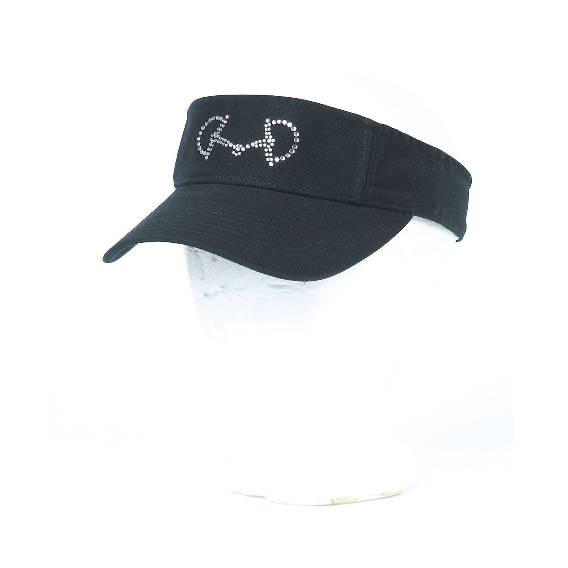 Rhinestone Snaffle Bit Visor
