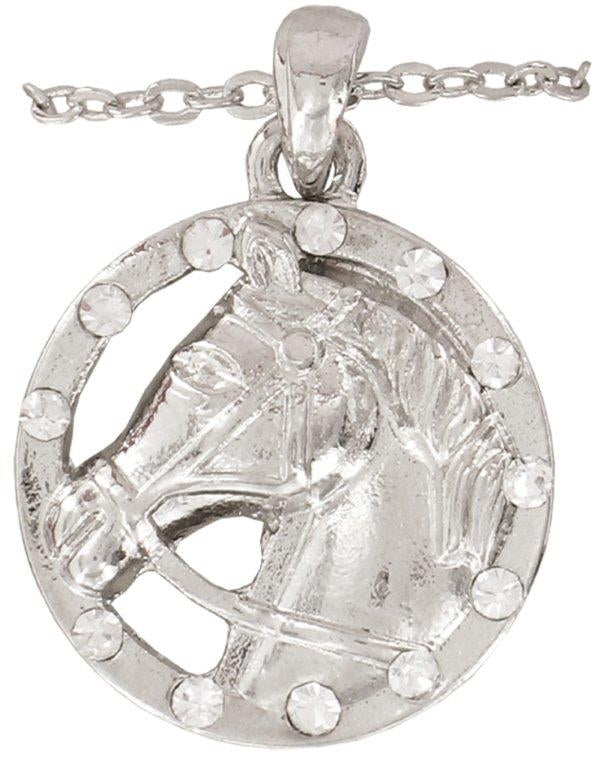 Crystal Horse Head Necklace