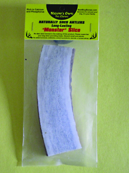 NATURE'S OWN ELK ANTLER SLICE NATURAL CHEW