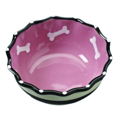 SPOT Contemporary Ruffle Dog Dish