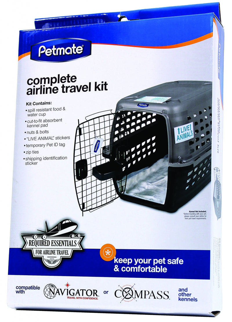 Petmate Complete Airline Kennel Travel Kit