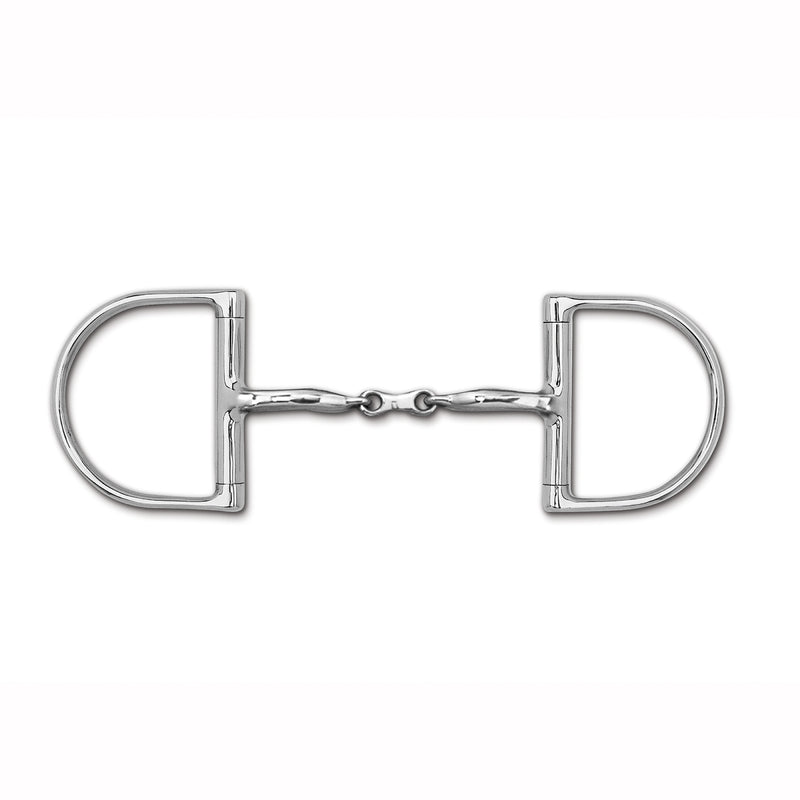Myler Level 1 English Dee French Link Snaffle Bit With O Hooks