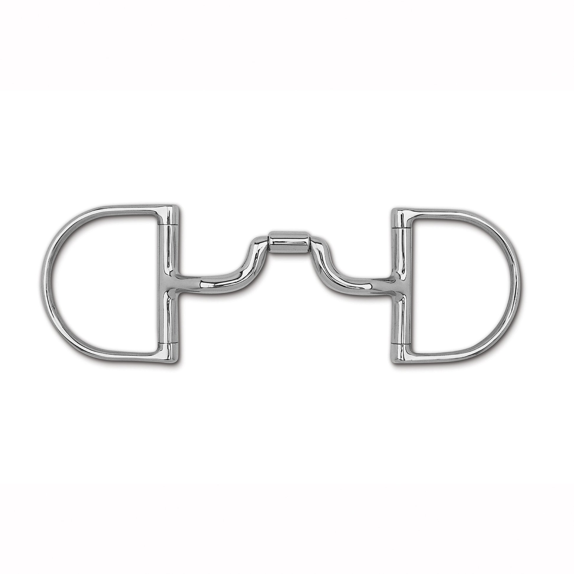 Myler Level 2-3 English Dee Low Ported Barrel Narrow Bit with o Hooks