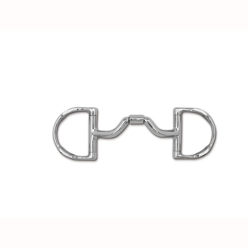 Myler Level 3 English Dee Ported Barrel Snaffle with hooks