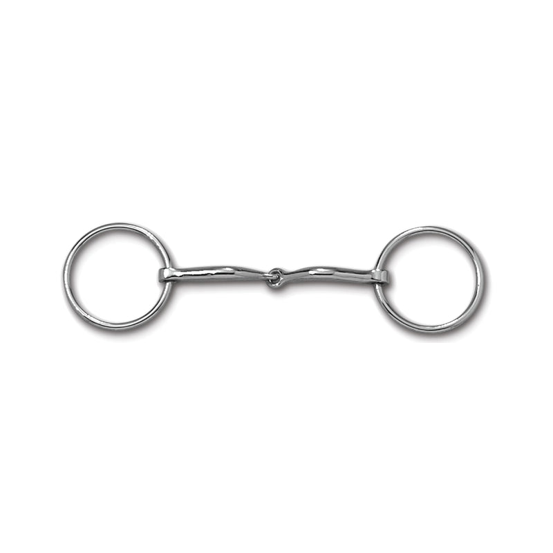 Myler Level 1 3/8" Sweet Iron Loose Ring Snaffle Bit
