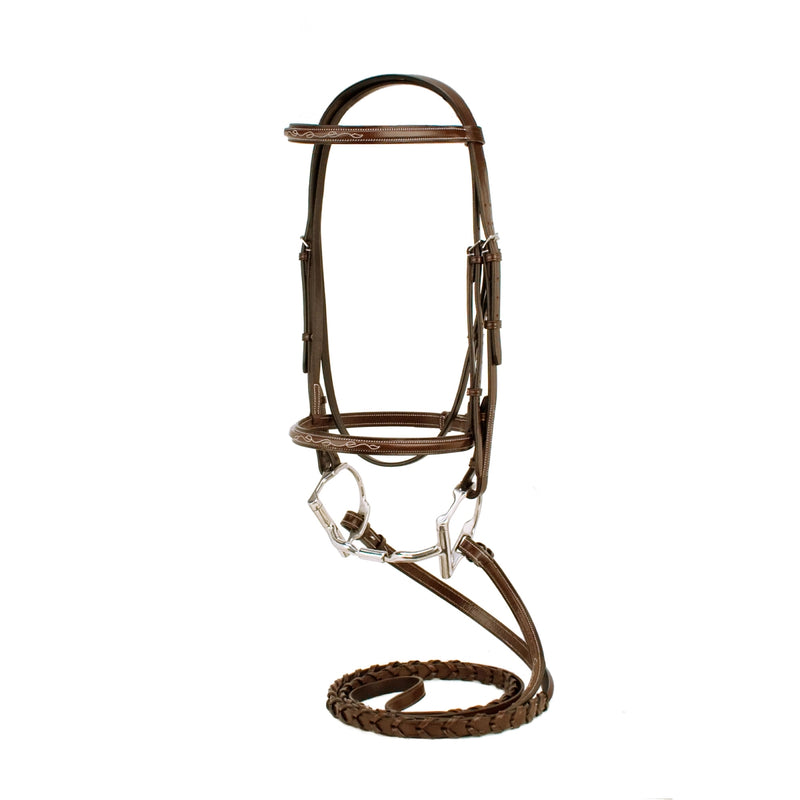 Toklat Silverleaf Fancy Sqare Raised Bridle with Reins