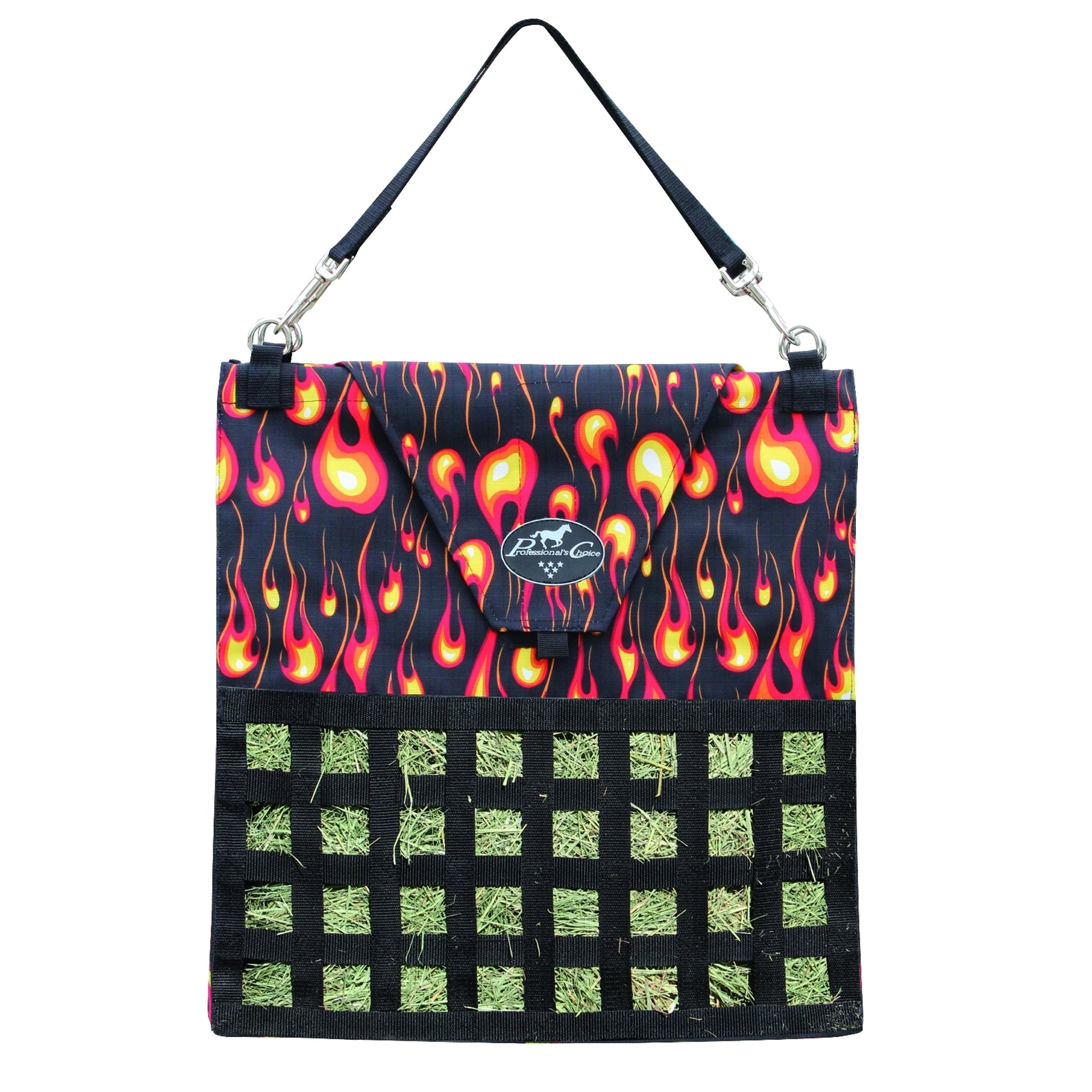 Professionals Choice Slow Feed Hay Bag - Flames