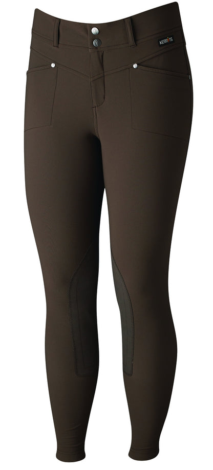 Kerrits Ladies Cross-Over Kneepatch Breeches