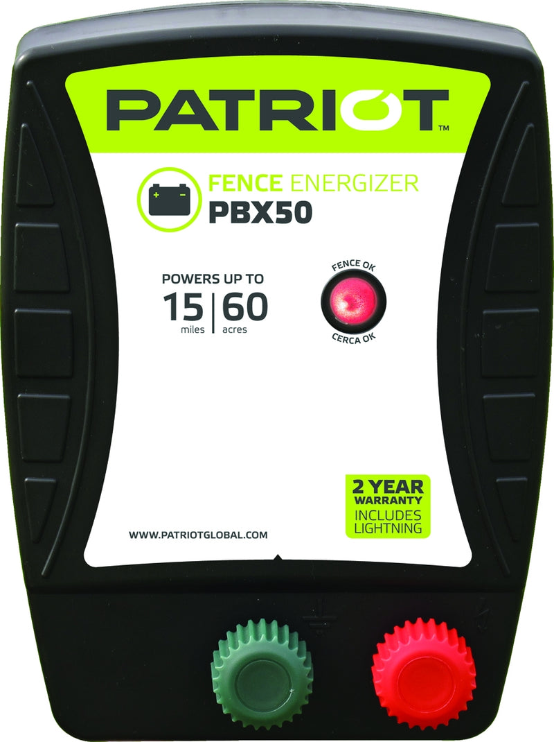 PATRIOT PBX50 DC Fence Charger - 12V
