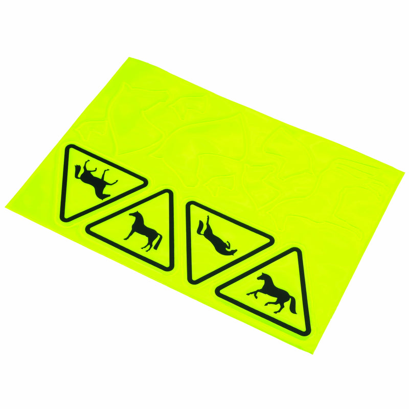 Horse Caution Reflective Stickers